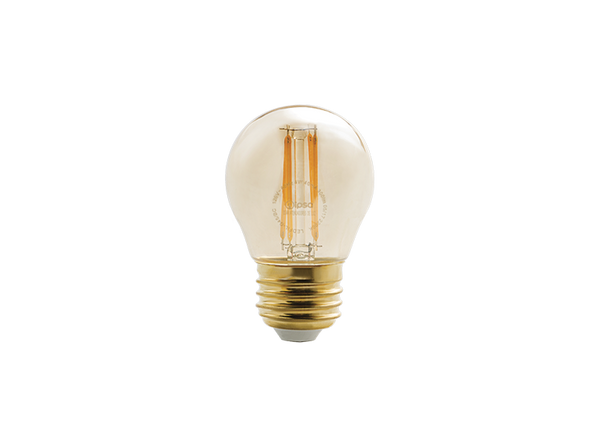 FOCO LED VITANGE FILAMENTO ATENUABLE G45 4W E26 CALIDO IPSA