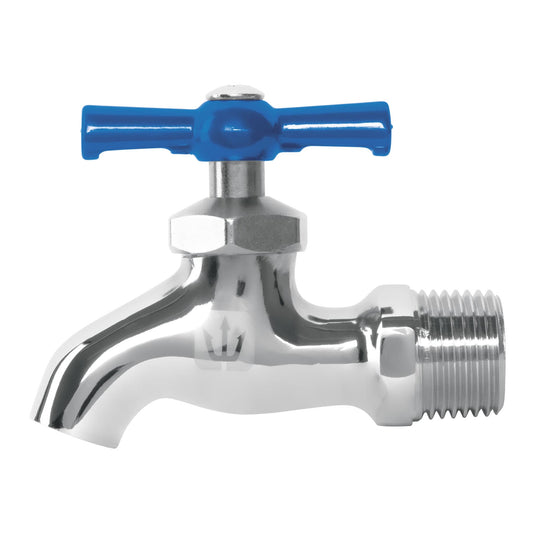 LLAVE  DE NARIZ DE LATON CROMADO 135G , ENTRADA 1/2" FOSET LLJ-15C