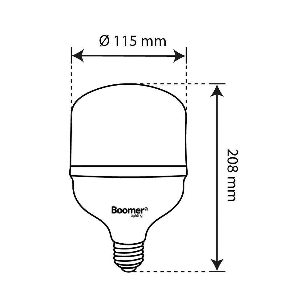 FOCO INDUSTRIAL E27 40W 3,600LM 65K LUZ FRÍA BOOMER LT00024F
