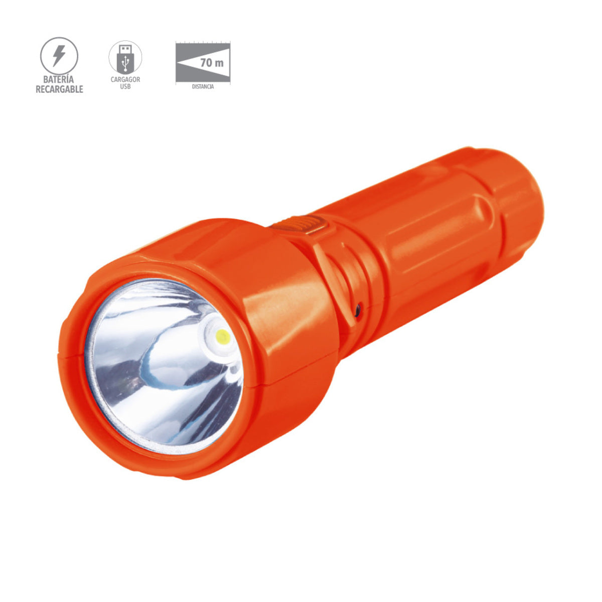 LINTERNA RECARGABLE LITIO BAT 1W 3.7V LT40140NA