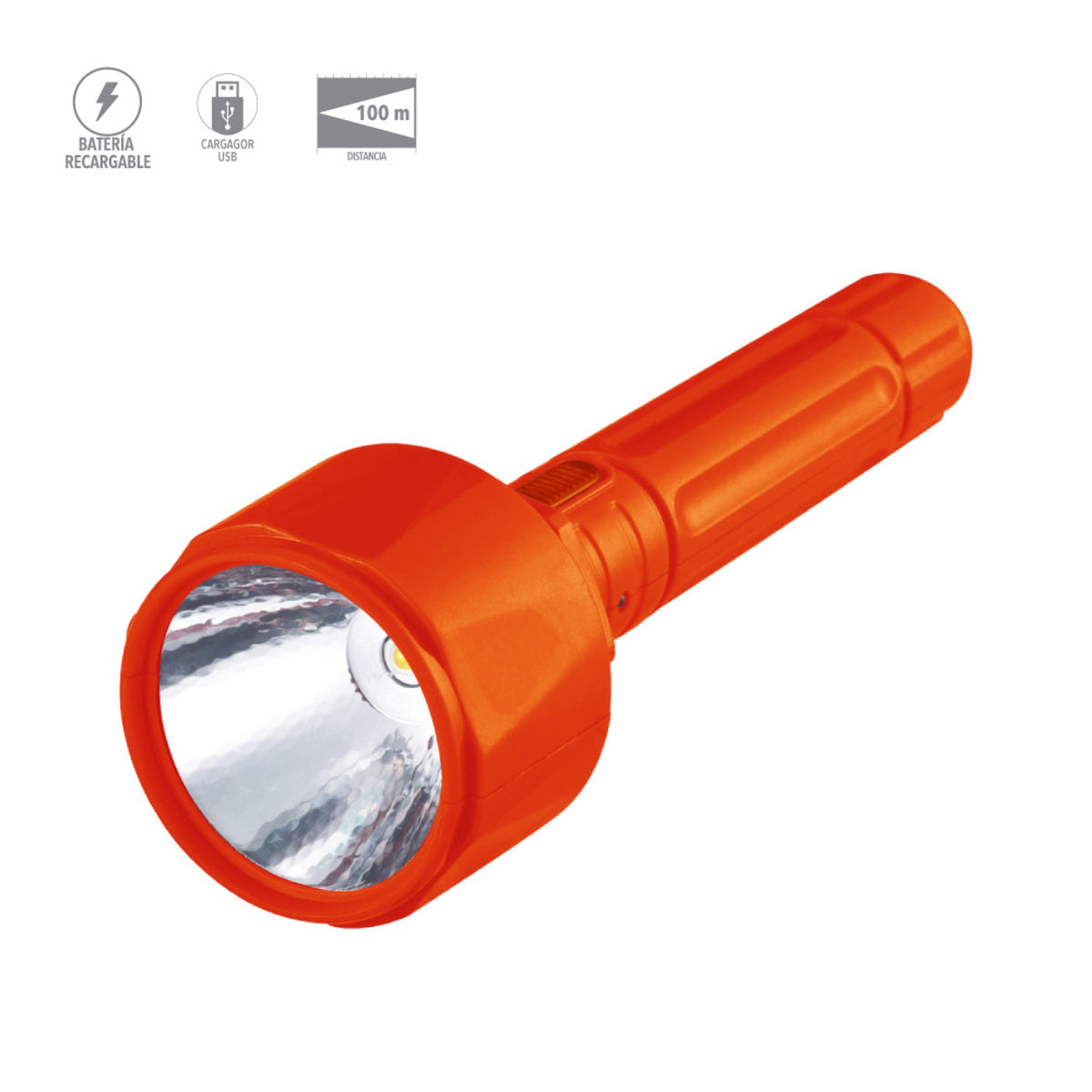 LINTERNA RECARGABLE LITIO BAT 2W 3.7V LT80190NA