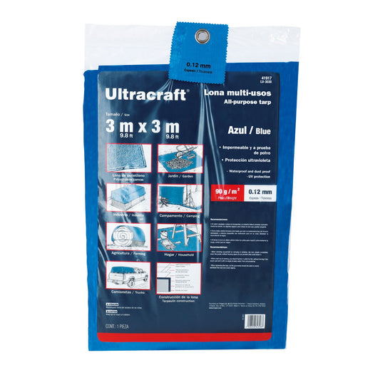 LONA 3X3M AZUL ULTRACRAFT 41917 LU-3030