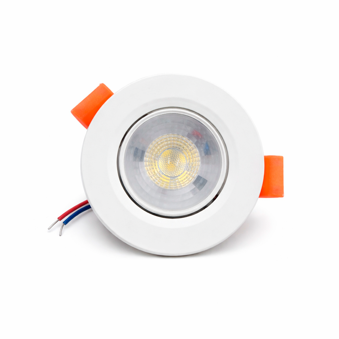 SPOT 3" LED EMPOTRABLE DIRIGIBLE BLANCO 3W LUZ FRIA LULDEX 1801