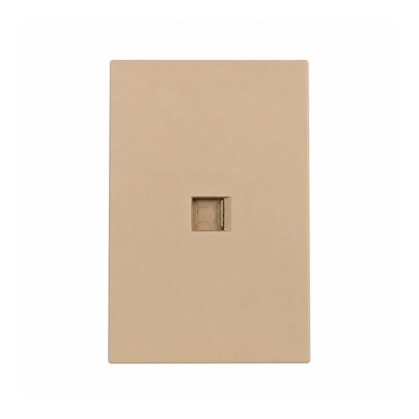 PLACA CONTACTO RED LAN RJ45 DORADO LUXURY ARTLITE APL-509