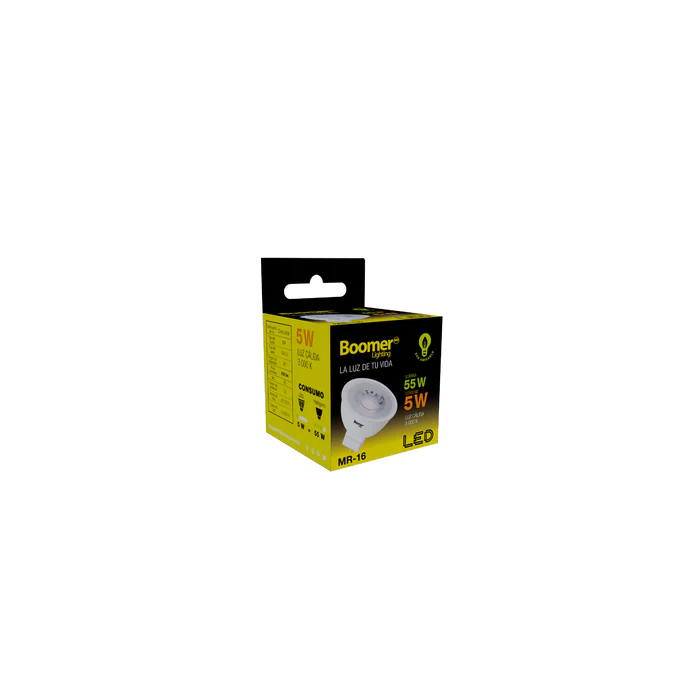 LÁMPARA FOCO LED MR16 5W 100-240V 30K FOLBOMR160053000