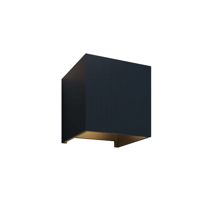 LUMINARIO LED ARBOTANTE BOX 3D NEGRO 6W 100-240V 570lm 30K BLWA-1101-00630 CUBO LUZ CALIDA