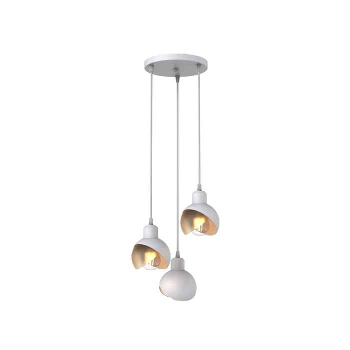 CANDIL COLGANTE LANTAAR 3 BLANCO 45W 100-240V A19 CO0000O0