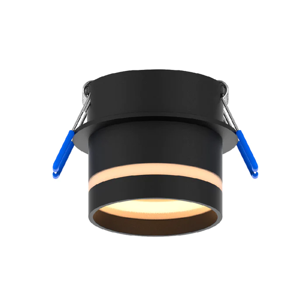 LUMINARIO LED EMPOTRABLE MARCO PARA TECHO Y3R3 NEGRO 6.5W 100-240V GX5.3 O MR16 DL0101C0