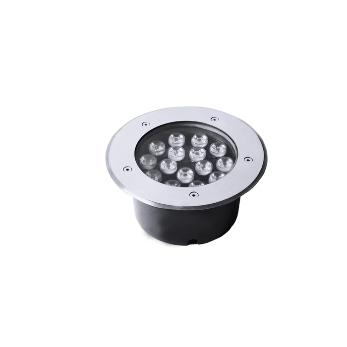 EMPOTRABLE INTEGRADO DE PISO ANSER REDONDO 15W 30K 100-240V BLGR-0703-01530