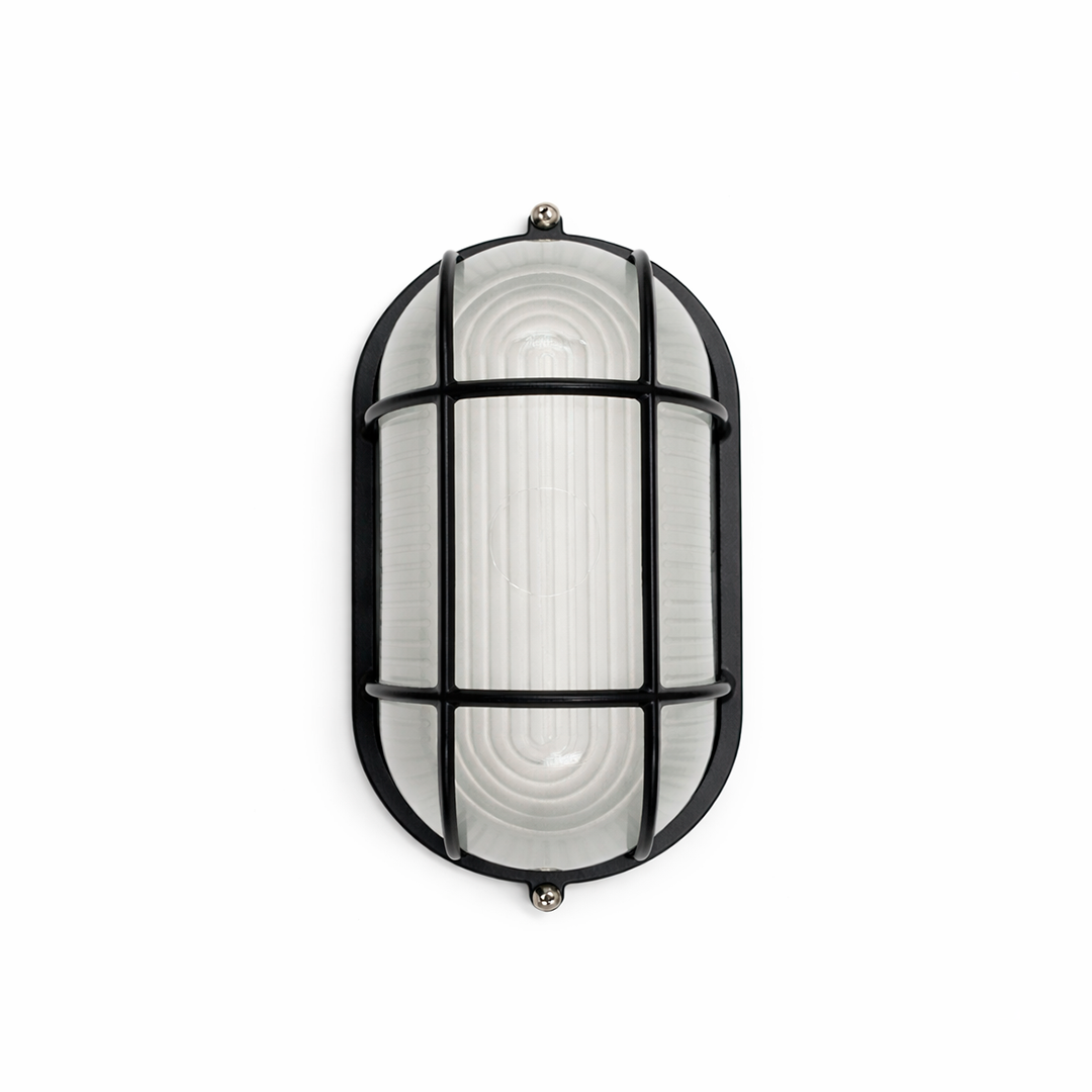 LÁMPARA MURO NAUTICA E26 NEGRO TECNOLED BMS-001N2