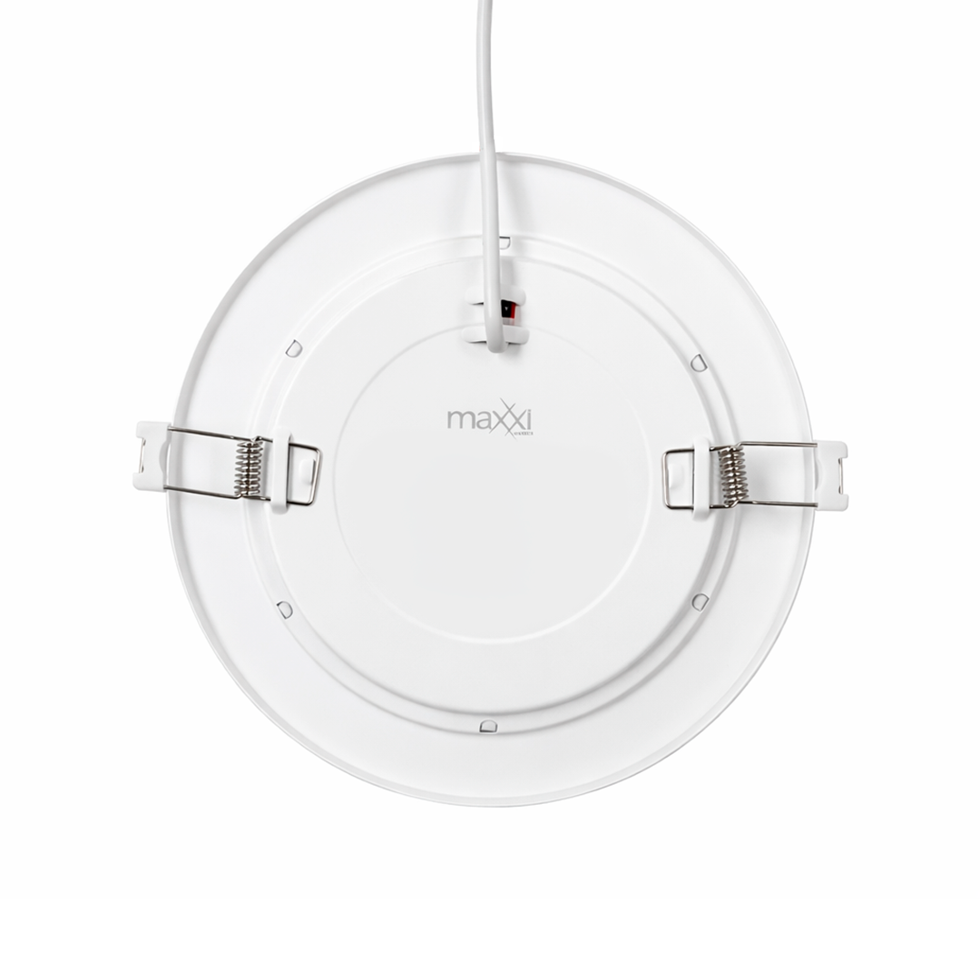 LÁMPARA PANEL EMPOTRABLE LED BLANCO 16.5CM 12W 65K LUZ FRÍA MAXXI MX-EM8000/B/LED60 PARA BOTE INTEGRAL