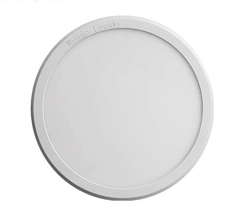 PANEL SLIM REDONDO EMPOTRABLE 18W AJUSTABLE 6 a 15 cms. LUZ FRIA