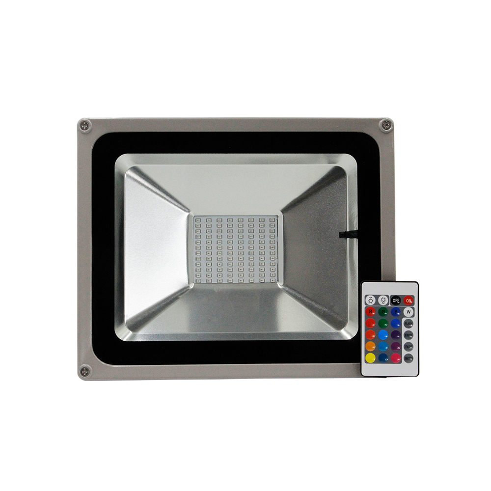 REFLECTOR 30W LEDS RGB CON CONTROL (SLIM)