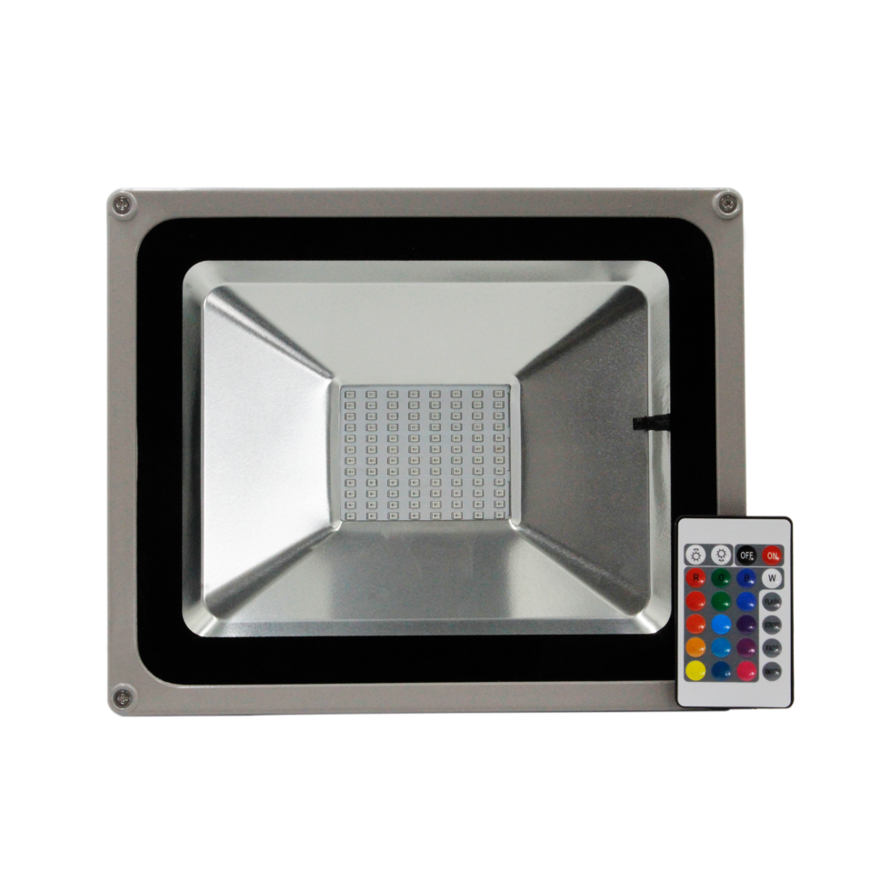 REFLECTOR 50W LEDS RGB CON CONTROL (SLIM)