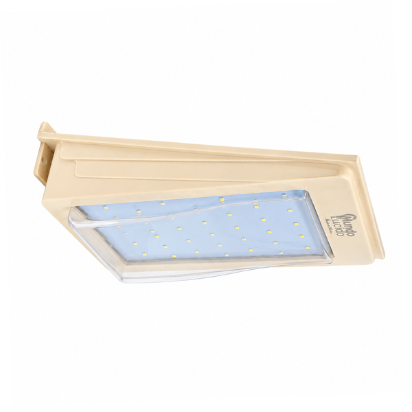 LÁMPARA LED MURO SOLAR 5W 65K LUZ FRÍA MUNDO LUCIDO LS05
