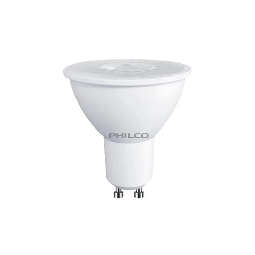 FOCO GU10 LED DIMEABLE 7W 120V 6500K LUZ FRÍA PHILCO ATENUABLE