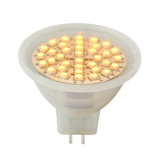 FOCO LÁMPARA LED MR16 2.3W AMARILLO MR16-SMDLED/2.3WAM