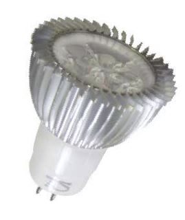 MR16 GU5.3 3X1W 6400K BCO FRIO