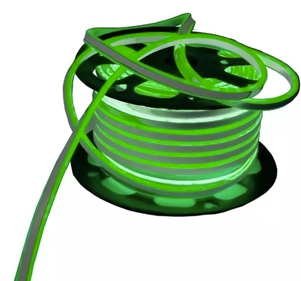 MANGUERA NEON VERDE LUMICRAFT 25MTS 127V NEON FLEX 2835