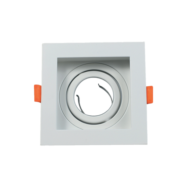 SPOT EMPOTRADO CUADRADO BLANCO GU10 GU5.3 TECNOLED BA-CDL-231B