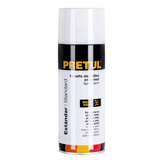 PINTURA EN AEROSOL ESMALTE ACRÍLICO BLANCO MATE PRETUL 27175 PA-BM-P