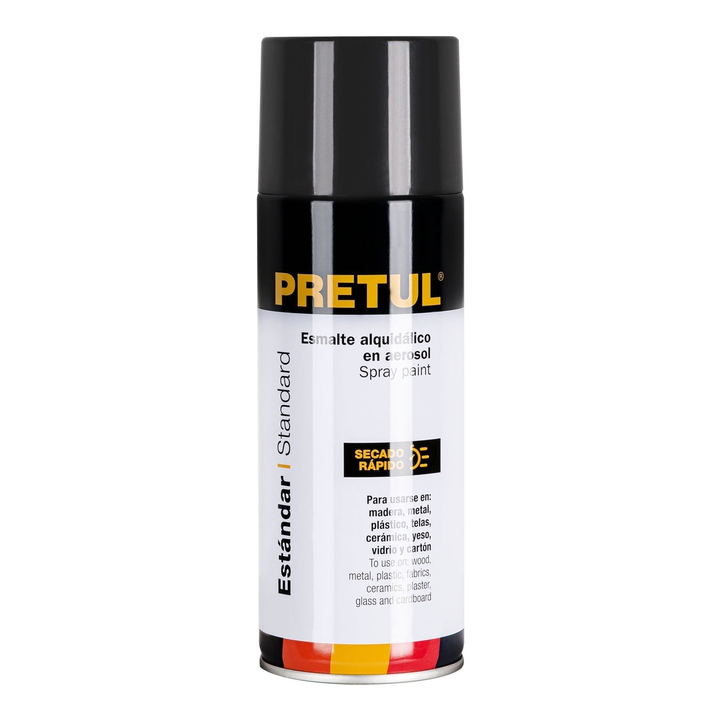 PINTURA AEROSOL ESMALTE ACRÍLICO GRIS OBSCURO PRETUL 27004 PA-GO-P