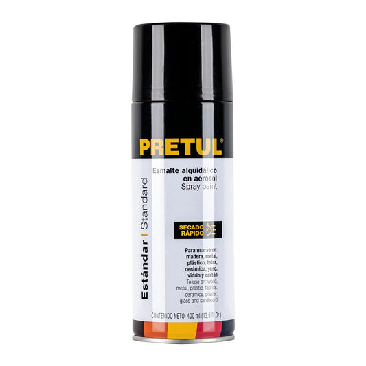 PINTURA EN AEROSOL NEGRO SATIN PRETUL 27183 PA-NS-P