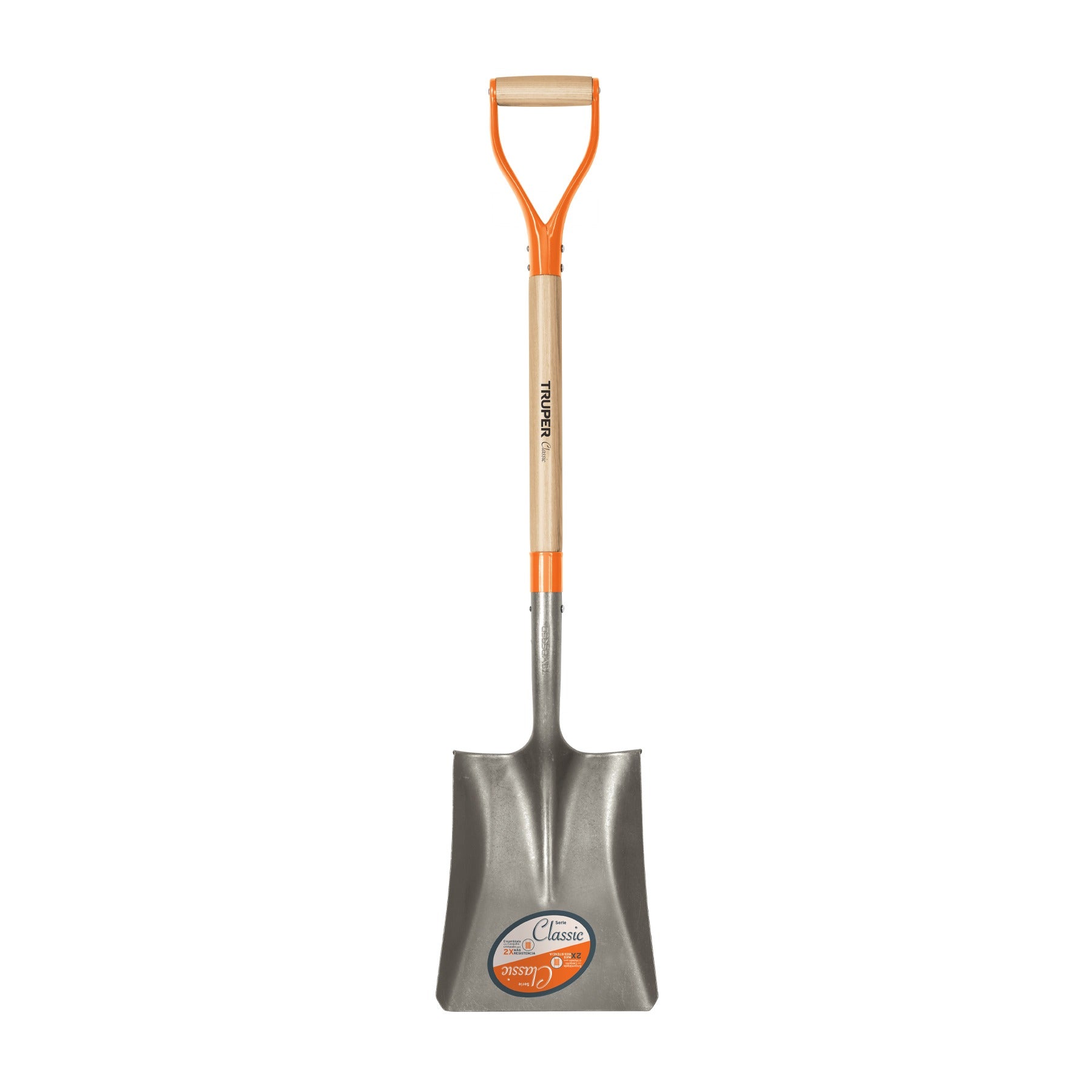 PALA CLASSIC CUADRADA PUÑO Y MANGO 31" TRUPER 17155 PCY
