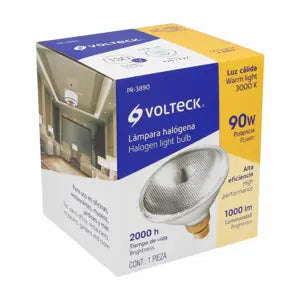 FOCO HALÓGENO PAR30 90W 30K LUZ CÁLIDA VOLTECK 47250 PR-3890