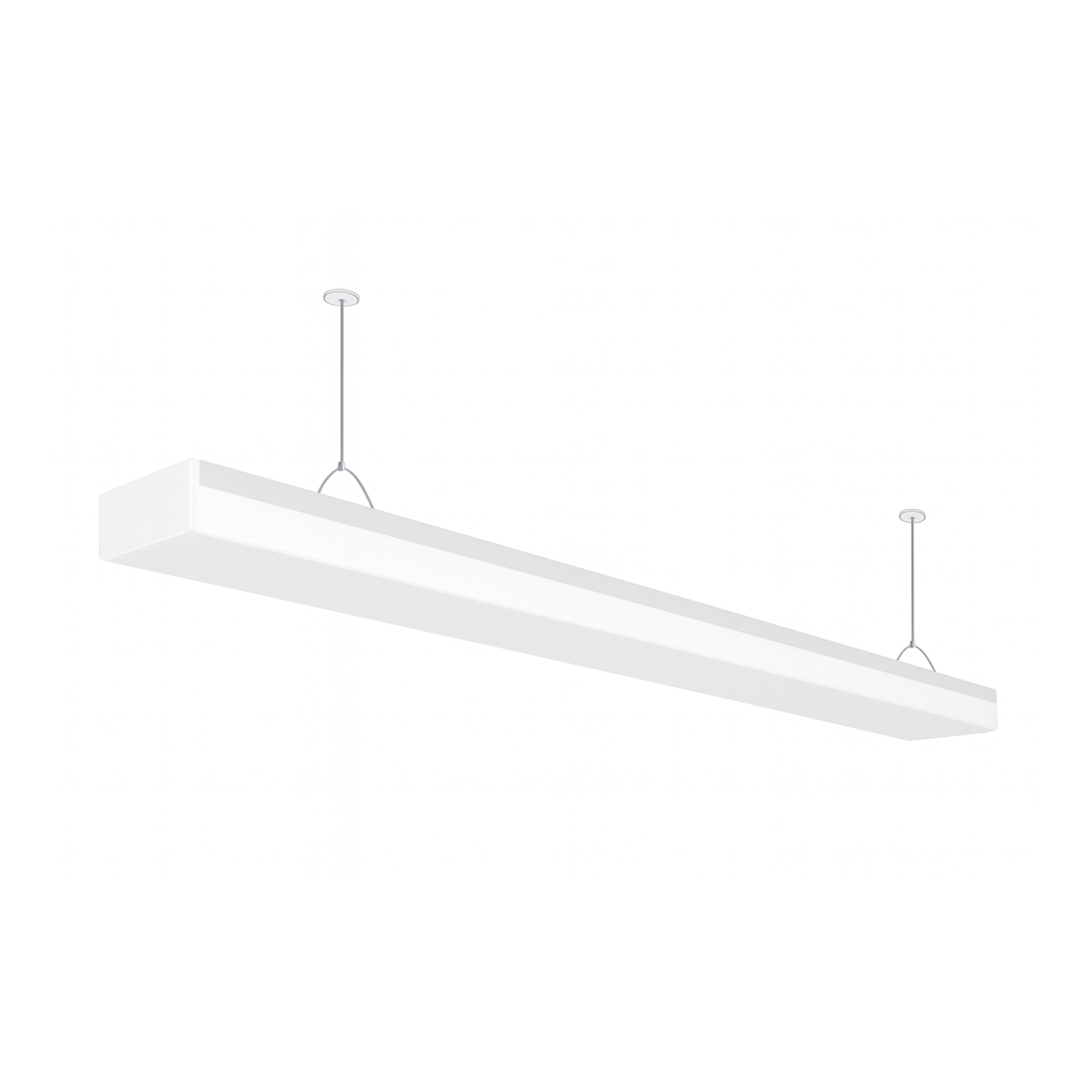 GABINETE ALUMINIO SATINADO SUSPENDIDO 60W 6,000LM 40K LUZ NEUTRA MUNDO LUCIDO DX40AN