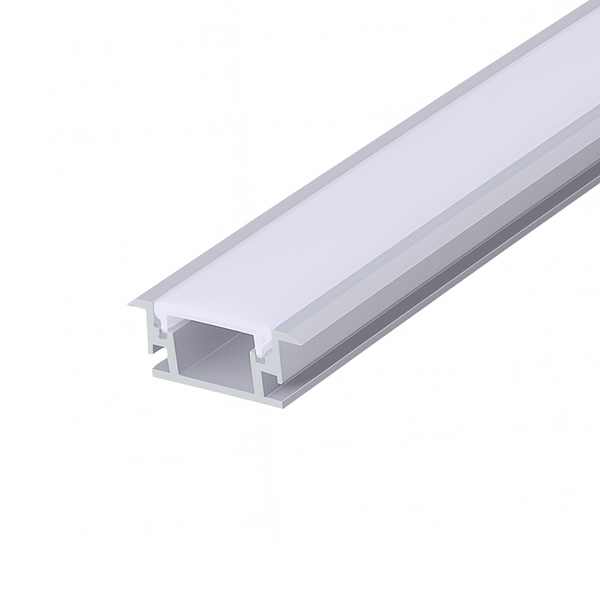 PERFIL ALUMINIO TIRA LED EMPOTRADO PISO OPALINO 2MTS WINLED WPE-105