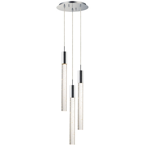 Candil Sable Cromo de 3 Luces 3m 120-240V GU10 Q30112-CH