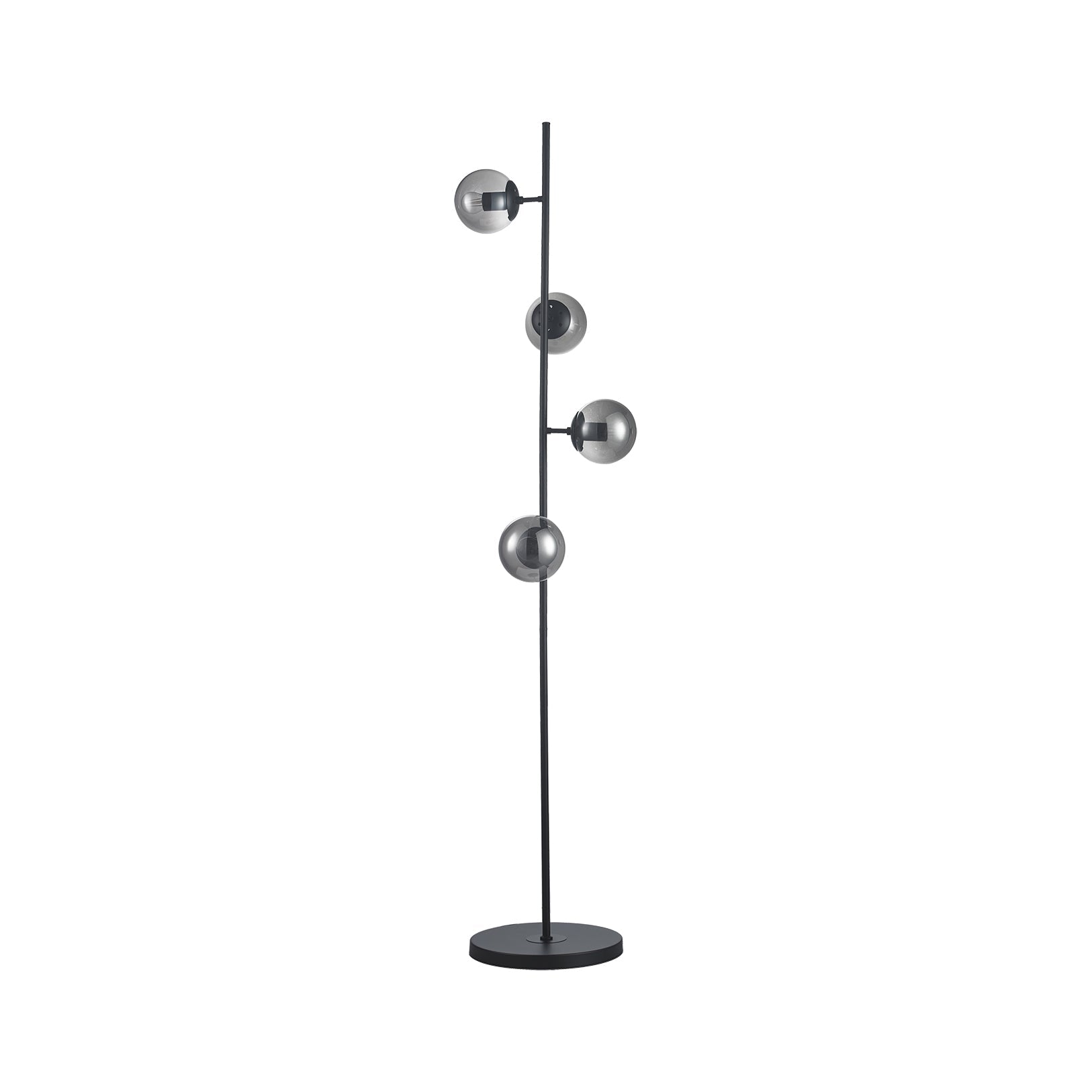 Luminaria  de piso Tulip Negro de 4 Luces 90-130V E27 Q81495-BK