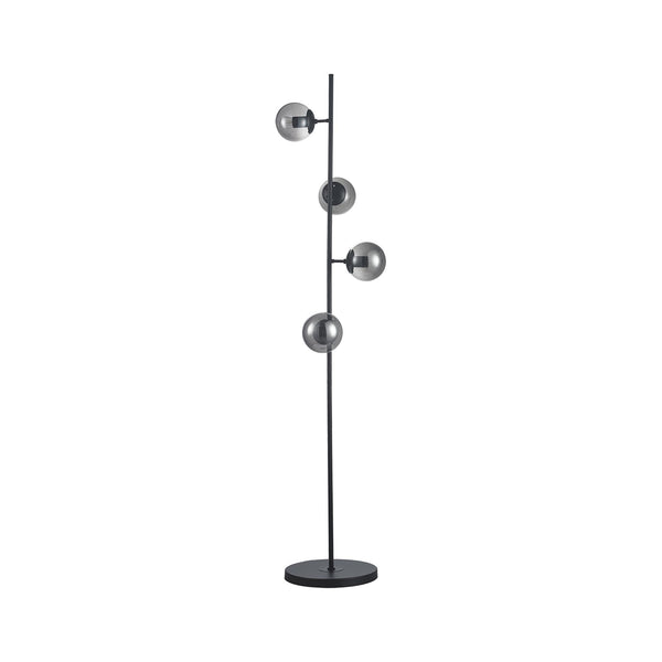 Luminaria  de piso Tulip Negro de 4 Luces 90-130V E27 Q81495-BK