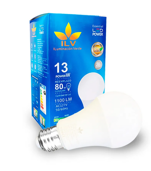 FOCO LED BULBO 13W LUZ FRIA