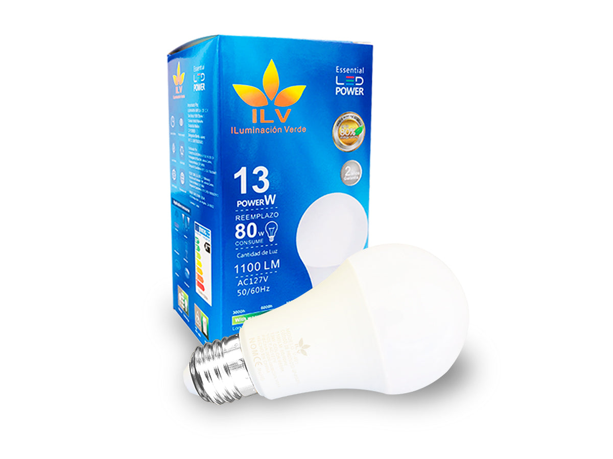 FOCO LED BULBO 10W LUZ CALIDA