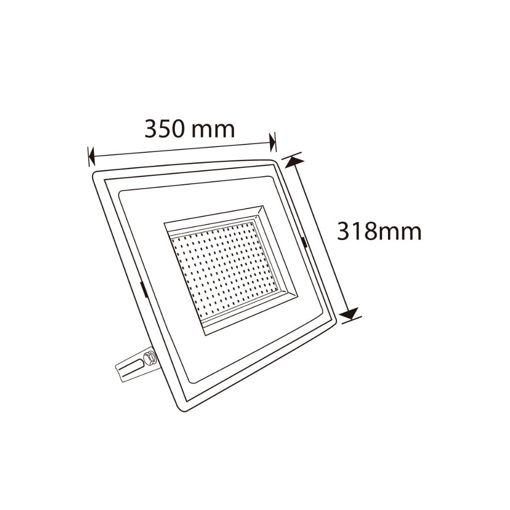 REFLECTOR LED 200W 50K LUZ FRÍA IP65 NEGRO ICON REFNG200W50KMV