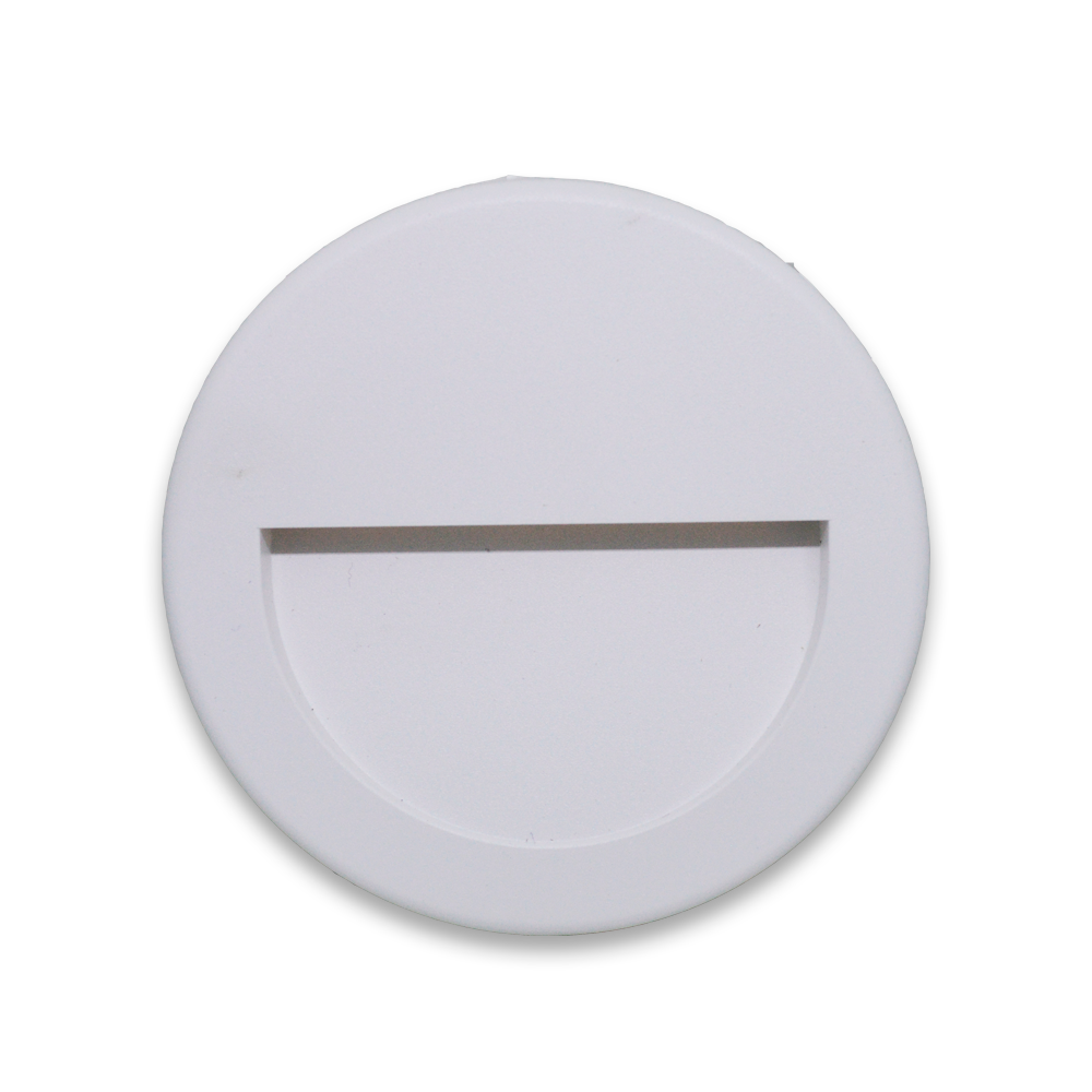 LÁMPARA CORTESÍA LED CIRCULO BLANCO 3W 30K LUZ CÁLIDA LUMMI RP3BL/LD