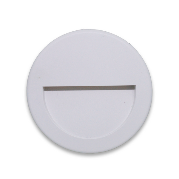 LÁMPARA CORTESÍA LED CIRCULO BLANCO 3W 30K LUZ CÁLIDA LUMMI RP3BL/LD