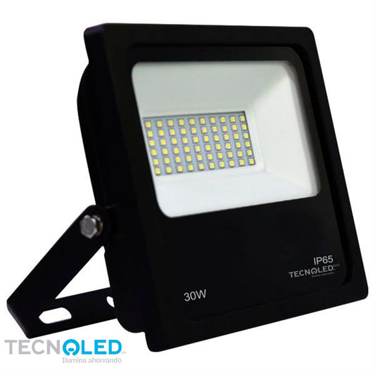 REFLECTOR LED NEGRO 30W 65K LUZ FRÍA TECNOLED RZH-30W-BB