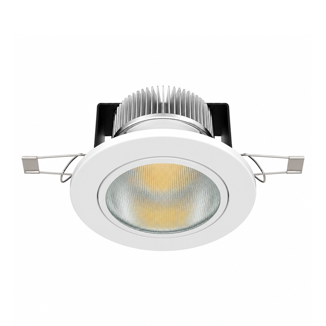 SPOT EMPOTRADO LED 5W 30K LUZ CÁLIDA GEOPOWER LE-06B-C