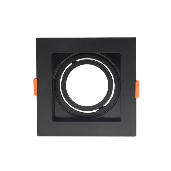 SPOT EMPOTRABLE CUADRADO MODULAR GU10 NEGRO WDE-102 WINLED