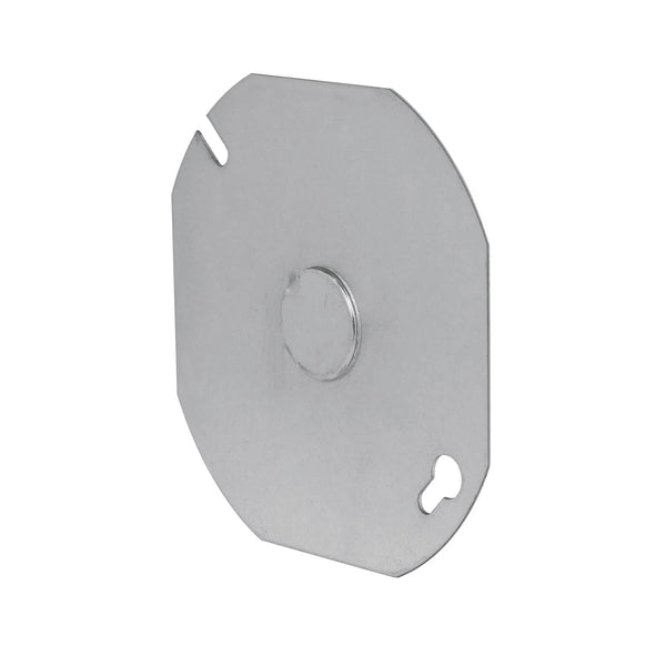 TAPA DE ACERO PARA CAJA OCTAGONAL 4X4  TACH-4X4O Mca. Volteck 46331