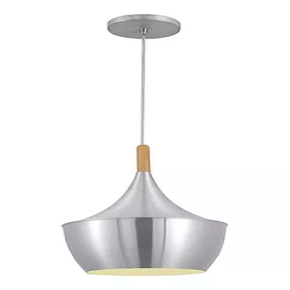 LUMINARIATIPO COLGANTE SATIN/MADERA 1X6