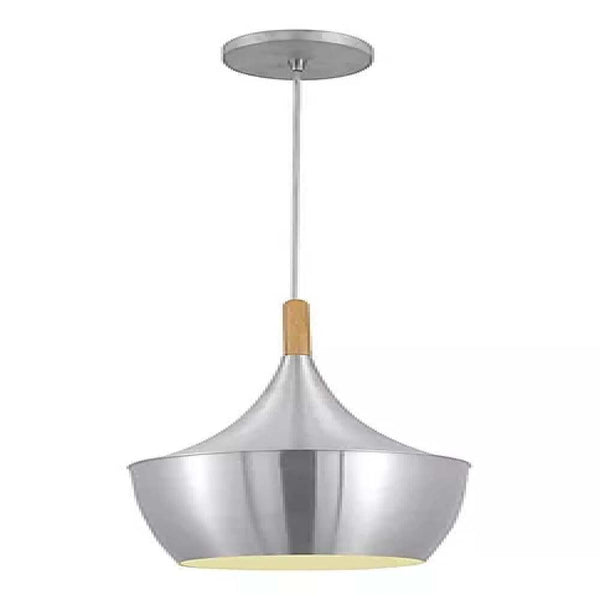 LUMINARIATIPO COLGANTE SATIN/MADERA 1X6