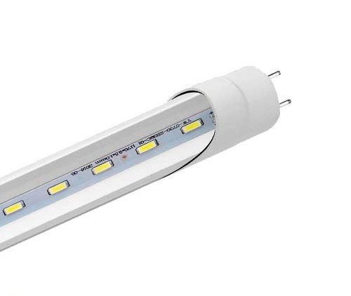 Tubo T8 120cms  Transparente Conexión de Dos Lados 18W 127V 1600LM 65K
