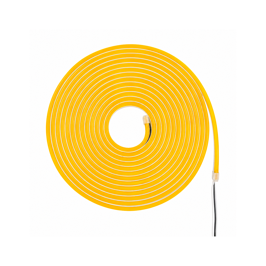 MANGUERA LED NEON 5MTS 12V AMARILLO TECHNO SHINE