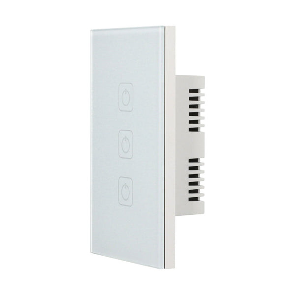 APAGADOR SMART DE 3 INTERRUPTORES PARA INTERIOR EMPOTRADO BLANCO 0.3W 100-240V TSWI3MVBTCWSN