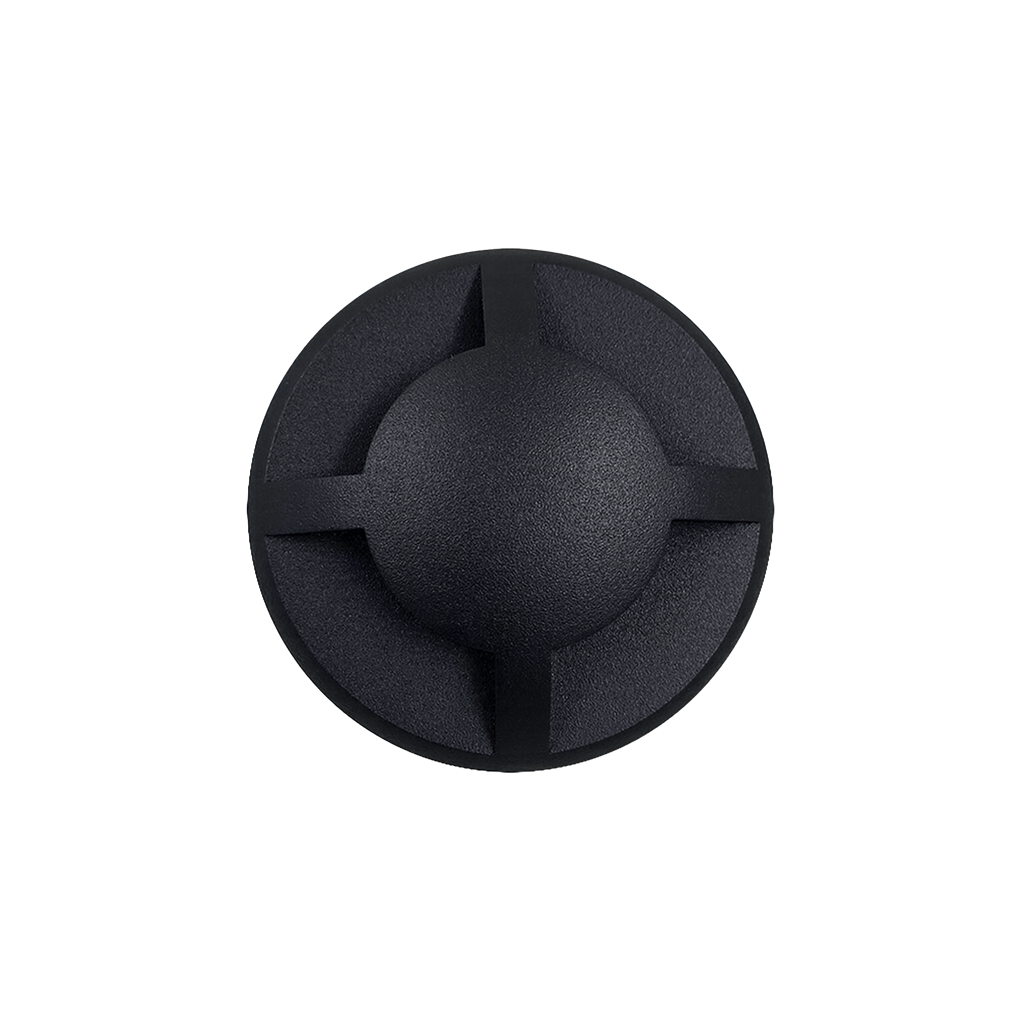 EMPOTRADO DE PISO NEGRO ALUMINIO CRISTAL TEMPLADO IP67 GU10 TISHMAN TL816CB