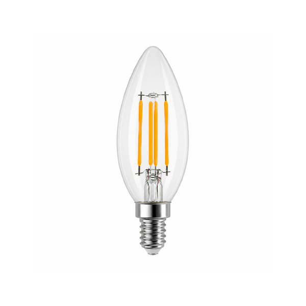 FOCO LED VINTAGE VELA E12 IP20 4W 30K LUZ CÁLIDA GEOPOWER VGVE12/4W